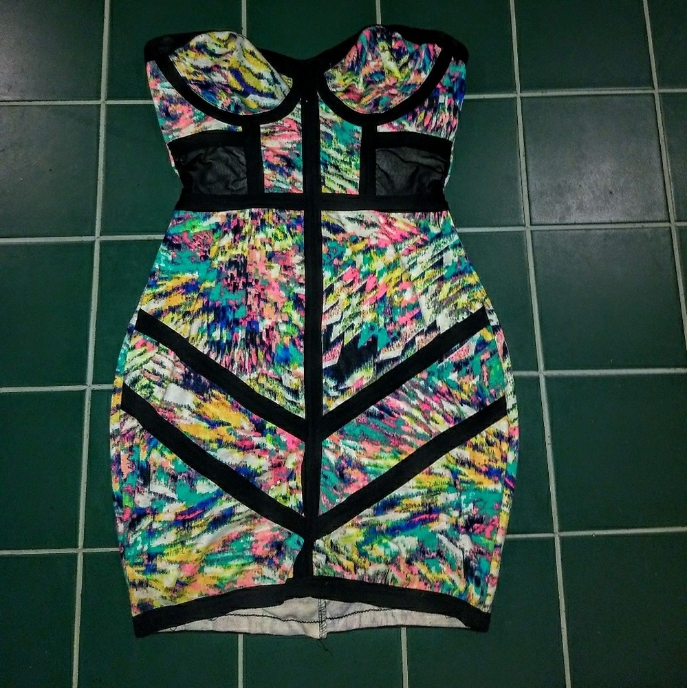Colorful Bodycon Dress